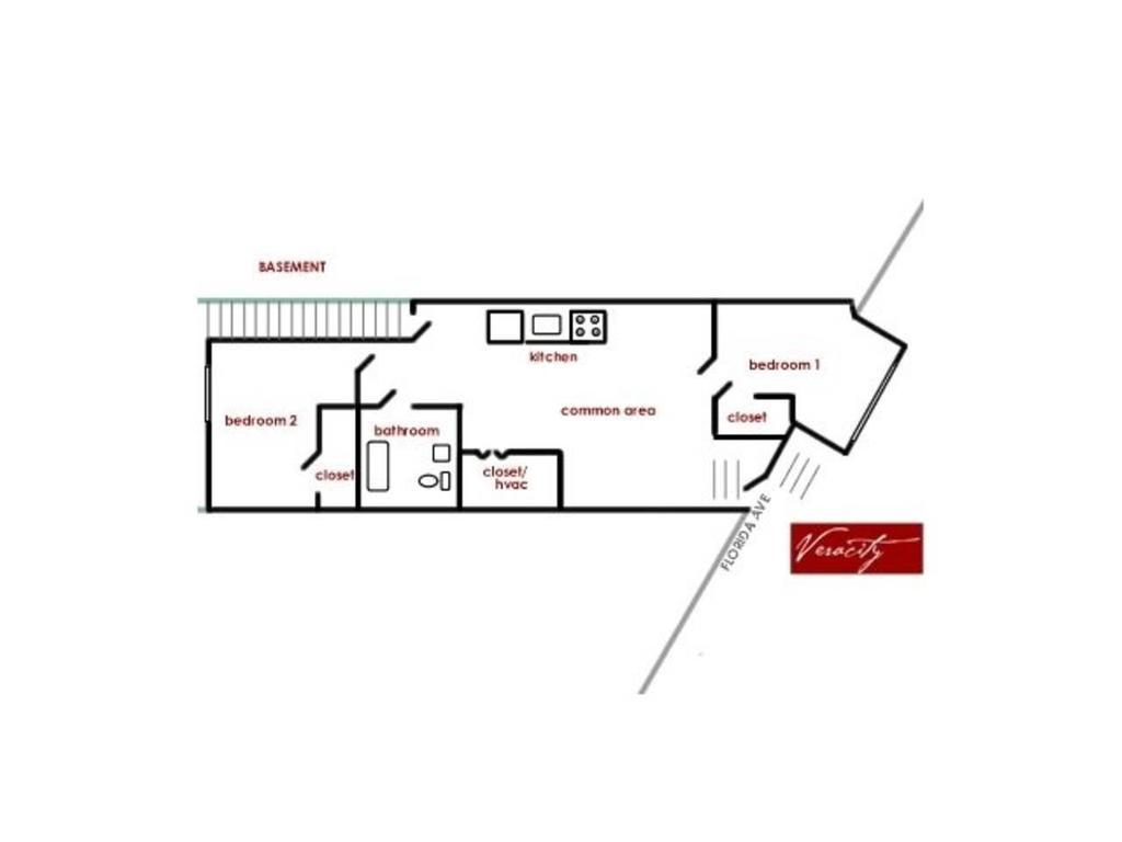 Apartment 2-bedroom In Dc Washington